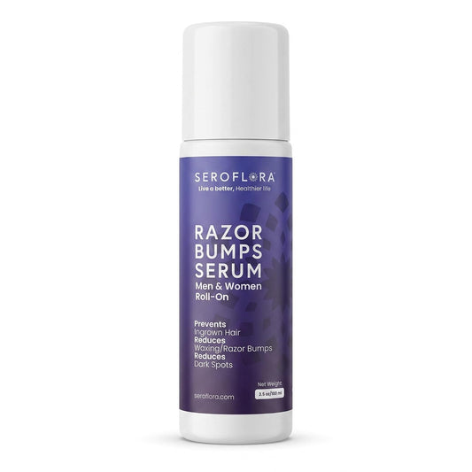 Ingrown Hair & Razor Bump Roll on for Men & Women, Bikini Area, Face, Legs & Body, after Shave & Waxing Serum, 3.5 Fl Oz